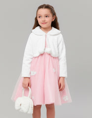 Chamarra blanca para niña Gerat