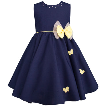 Vestido azul marino para Niñas de 2 y 3 Años - Gerat