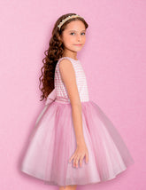 Vestido de Fiesta Rosa para jovenes Gerat