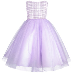 Conjunto de Vestido y Abrigo Lila para Niñas de 4 a 10 Años | Gerat