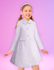 Abrigo Juvenil Lila para Niñas - Elegancia y Comodidad para el Invierno | Gerat