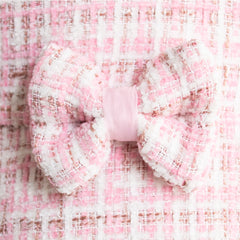 Abrigo Elegante de Tweed Rosa para Niñas de 4 a 10 Años - Gerat