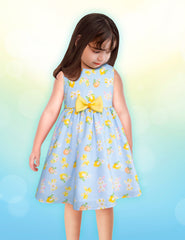 Vestido Estampado para Niñas de 2 a 3 Años Gerat
