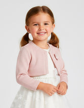 Suéter Gerat Rosa Brillante con Flor para Niñas de 2 a 10 Años