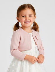 Suéter Gerat Rosa Brillante con Flor para Niñas de 2 a 10 Años