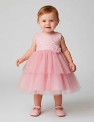 Bata de Fiesta Rosa con Flor Pastel – Gerat