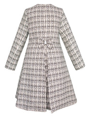 Abrigo estilo juvenil en tweed para niña grande | Tallas 10, 12 y 14 | Gerat