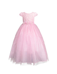 Vestido de Fiesta Rosa para Niñas | Gerat
