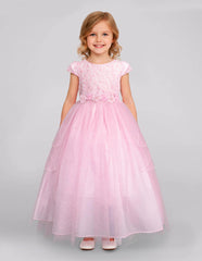 Vestido de Fiesta Rosa para Niñas | Gerat