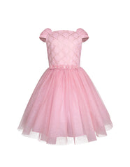 Vestido de Fiesta Rosa para Niñas Juvenil | Elegante para Graduaciones