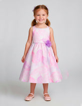 Vestido de Fiesta para Niñas Gerat Rosa Pastel | Ideal para Bodas, Graduaciones y Cumpleaños