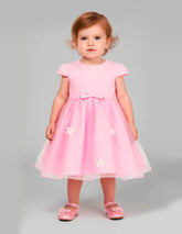 Bata Rosa de Fiesta para Bebé | Elegancia y Dulzura Gerat | 12 y 18 Meses