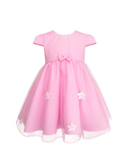 Bata Rosa de Fiesta para Bebé | Elegancia y Dulzura Gerat | 12 y 18 Meses