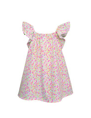 Bata Primavera Floral para Bebé Niña | Tallas 12 y 18 Meses Gerat