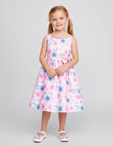 Vestido Floral Rosa para Niña | Tallas 3, 4, 6 y 8 | Gerat