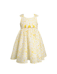 Bata para Bebé Amarilla con Flores y Moño – 12 y 18 Meses - Gerat