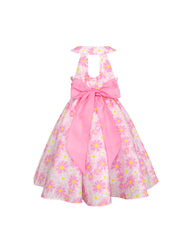 Vestido para Niña Rosa primavera | Tallas 3, 4, 6, 8 y 10 | Gerat