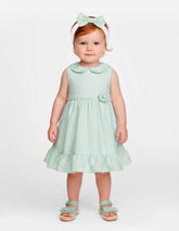 Bata para Bebé Niña Verde Menta | Tallas 12 y 18 Meses | Gerat