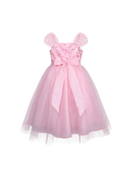 Vestido de Fiesta Gerat Rose Shine | Lentejuelas y Tul Rosa Pastel | Gerat