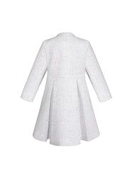 Abrigo Blanco Elegante para Niña Gerat