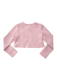 Suéter Rosa para Niña Gerat con Flor Decorativa