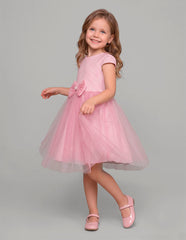 Vestido con Abrigo Rosa para Niña Gerat