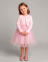 Vestido Rosa con Torero para Niña Gerat