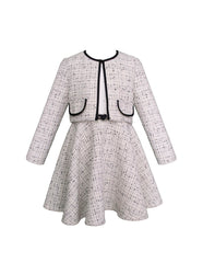 Conjunto para Niña Gerat con Falda, Blusa y Saco Elegante