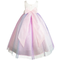 Vestido de Fiesta Unicornio Multicolor para Niñas 3 a 10 Años - Gerat