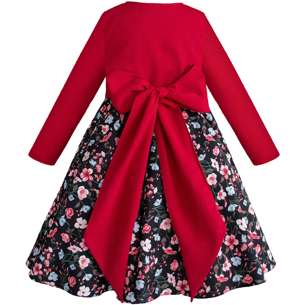 Vestido para niñas con tul rojo Gerat – Gerat Infants Boutique