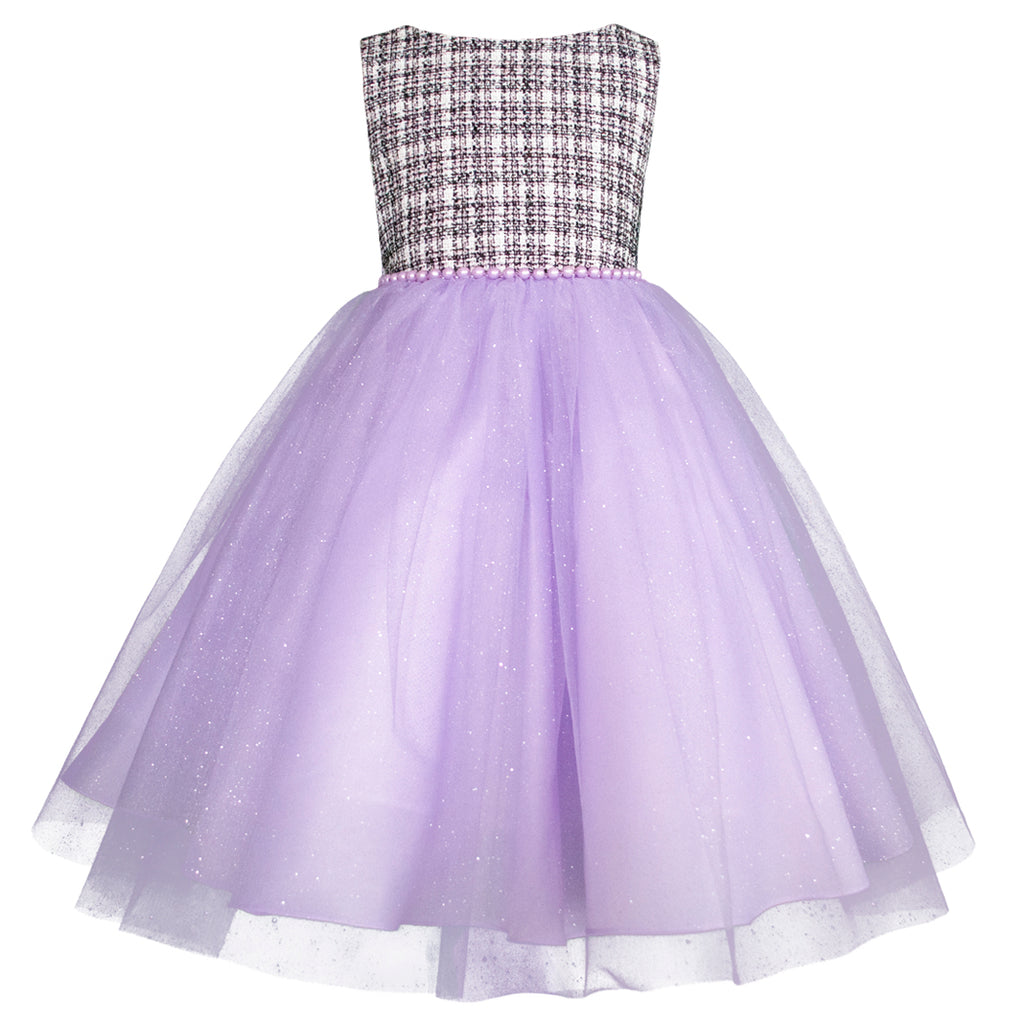 Vestido de fiesta para niña Gerat color lila