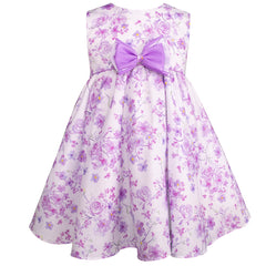 Vestido Primaveral Lilas en Flor para Bebés Gerat