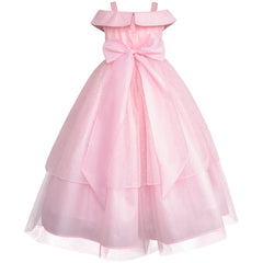 Vestido de Gala Rosa para Niñas - Gerat Princess Sparkle Collection
