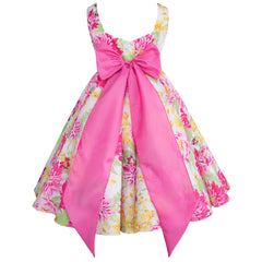 Vestido Floral para Niñas 3 a 8 Años Fiusha Gerat