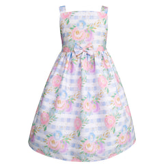 Vestido Floral Pastel para Niñas de 4 a 10 Años Gerat