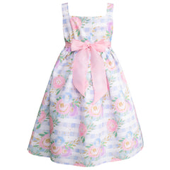 Vestido Floral Pastel para Niñas de 4 a 10 Años Gerat