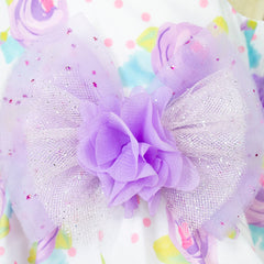 Vestido Floral Lila para Niñas de 2 a 3 Años Gerat