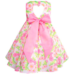 Vestido Floral Rosa para Niñas de 2 a 3 Años Gerat