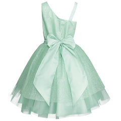 Vestido Verde Menta Moderno para Graduación de Niña Junior Tallas 10-16 | Gerat