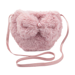 Chamarra Gerat Rosada de Peluche para Niñas de 3 a 10 Años con Bolsa Incluida