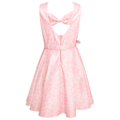 Vestido Junior Rosa Elegante con Cinturón para Niñas de 8 a 12 Años | Gerat