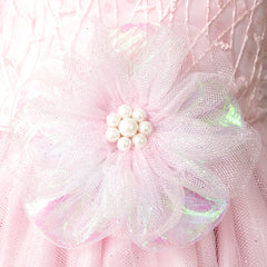 Vestido Rosa Largo de Fiesta para Niña Tallas 3 a 10 | Gerat