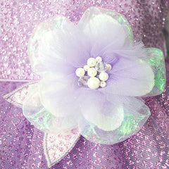 Vestido Lila de Fiesta para Niña Tallas 3 a 10 | Ideal para Graduaciones | Gerat