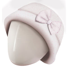 Abrigo de Fiesta para Bebé Niña Color Rosa con Flores Bordadas - Gerat (Tallas 12 y 18 meses)
