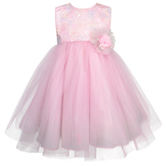 Vestido de Fiesta para Bebé Rosa Pastel – Gerat