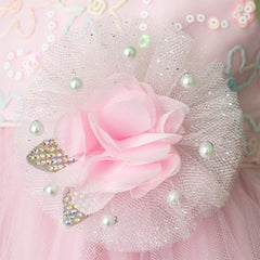 Vestido de Fiesta para Bebé Rosa Pastel – Gerat