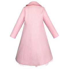 Vestido de Fiesta con Abrigo Rosa para Niña | Gerat | Tallas 4 a 10