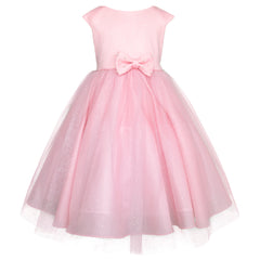 Vestido de Fiesta con Abrigo Rosa para Niña | Gerat | Tallas 4 a 10