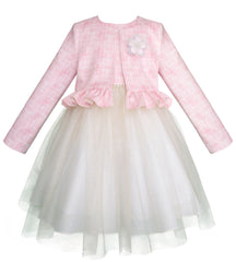 Vestido con saco rosa para niñas Gerat
