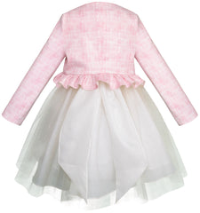 Vestido con saco rosa para niñas Gerat
